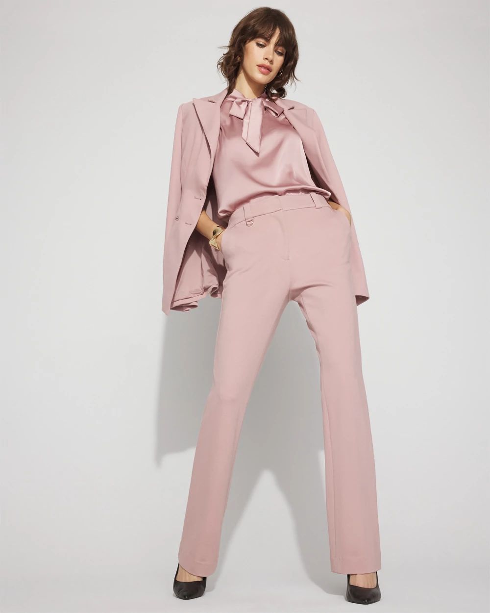 【INCHANT ME】Belloa Slim Bootcut Pants WHBM® Ines Slim Bootcut Comfort Stretch Pants | White House